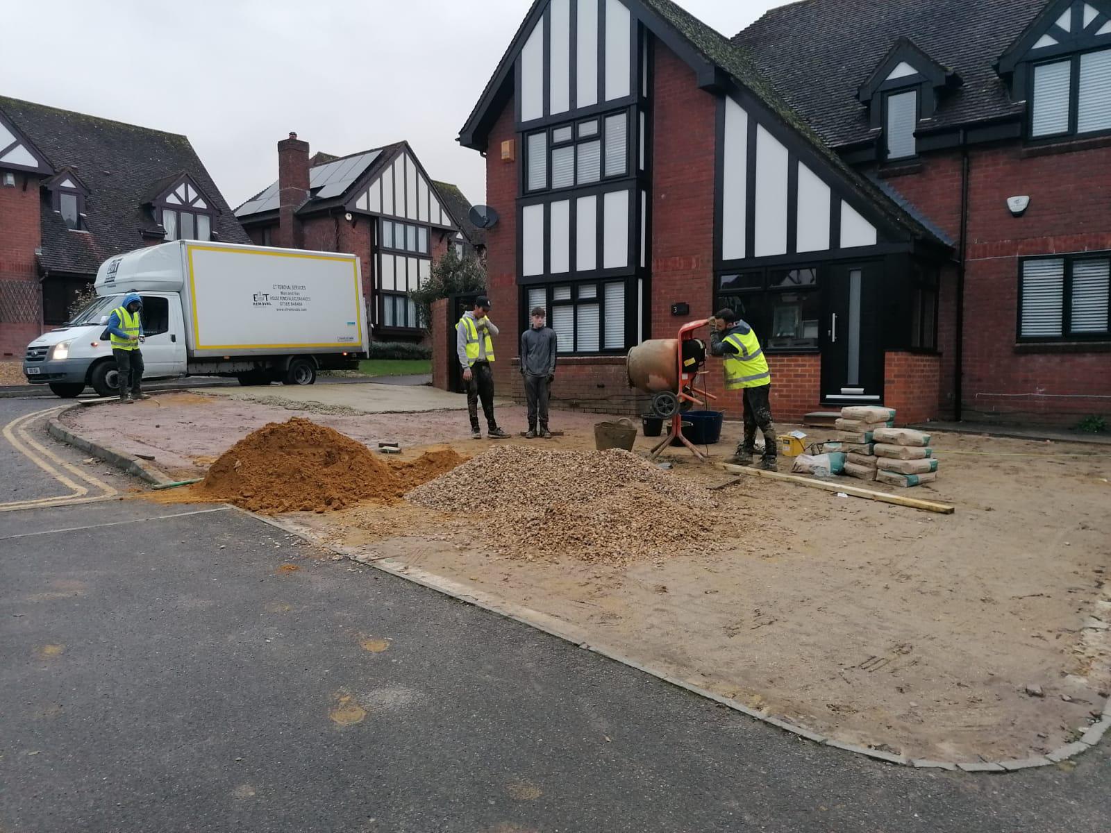 During — Resin driveway in East Sussex