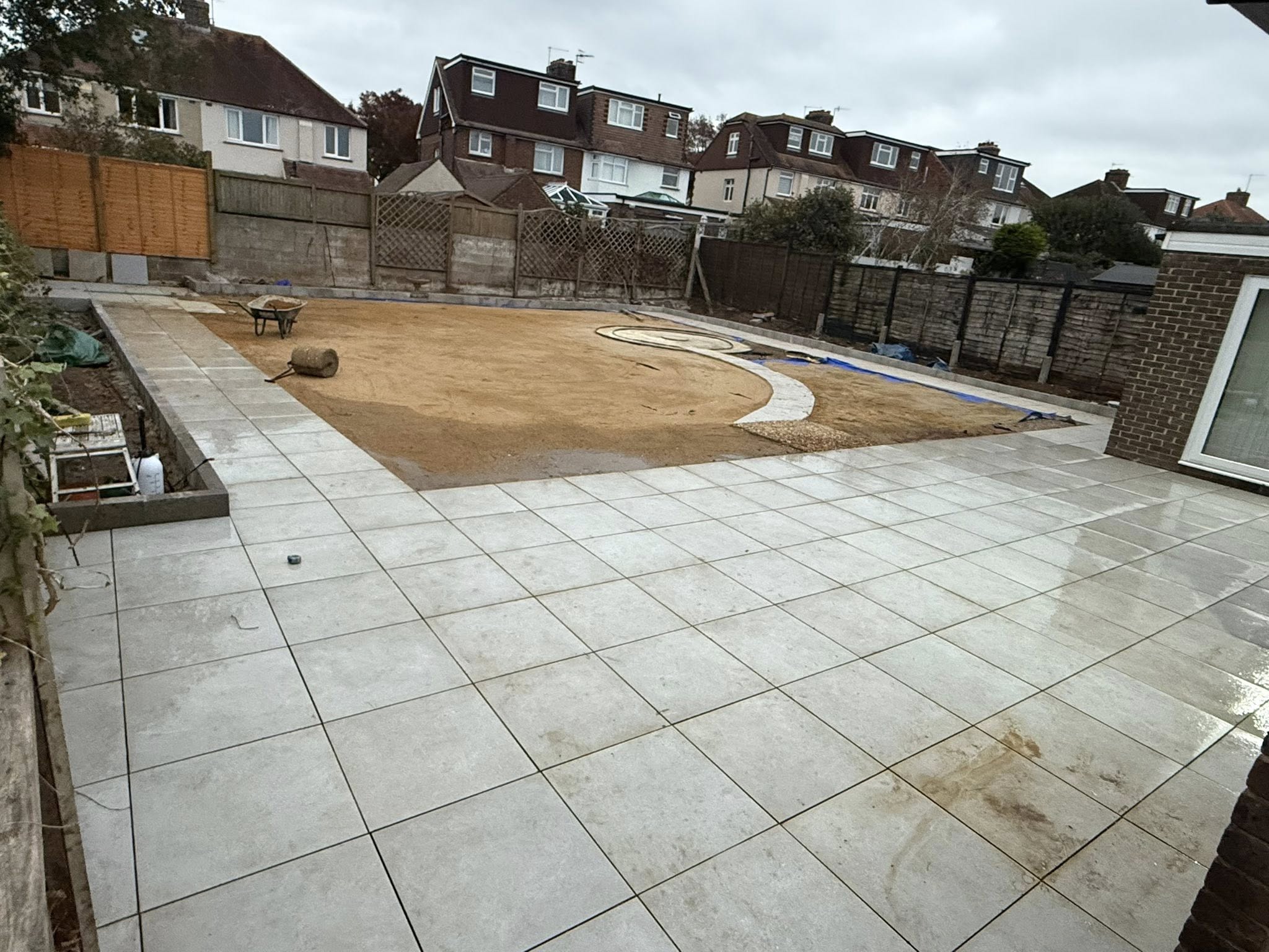After — Patterned tiling in Brighton