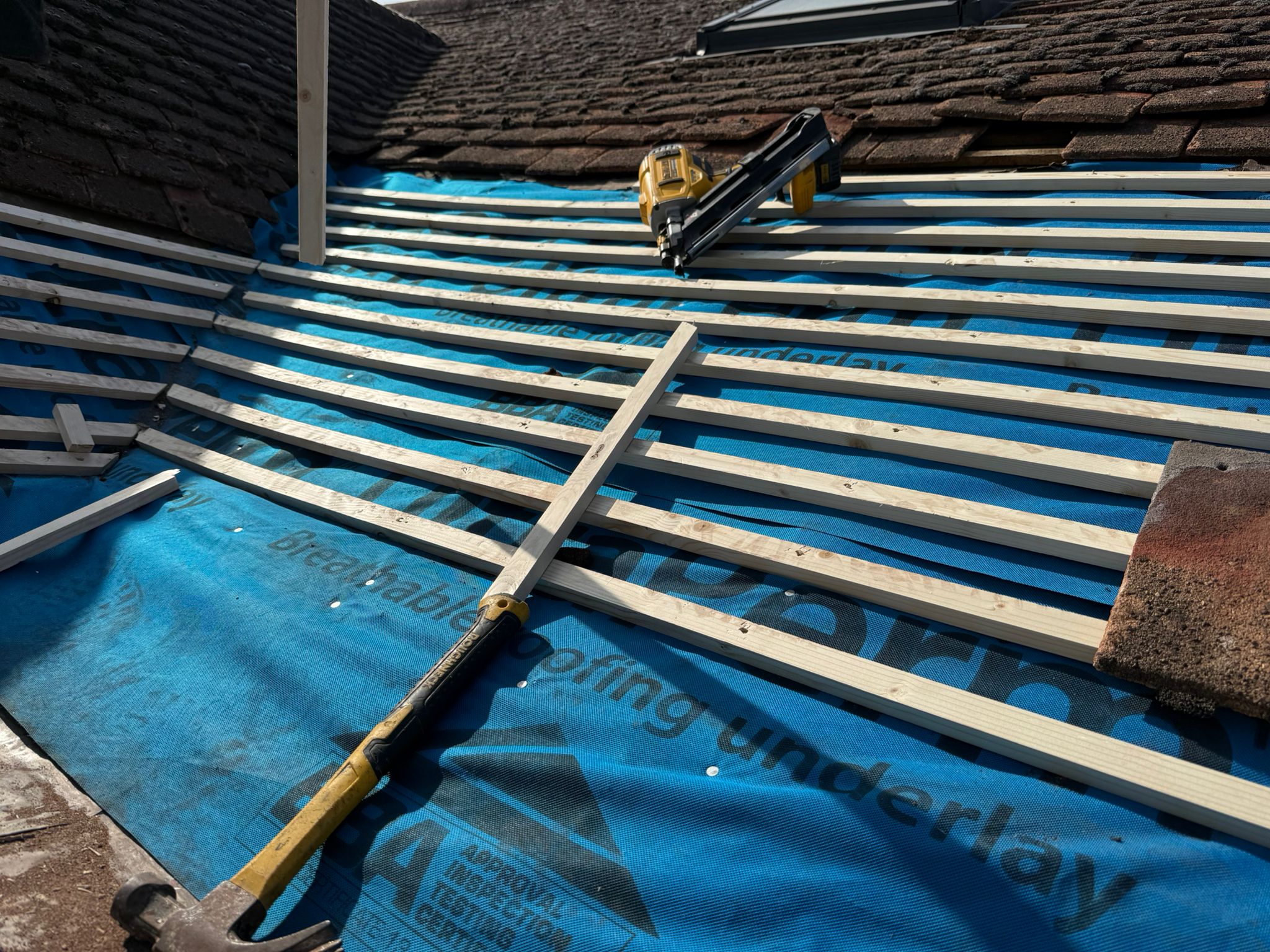 During — Roof valley repair in Brighton