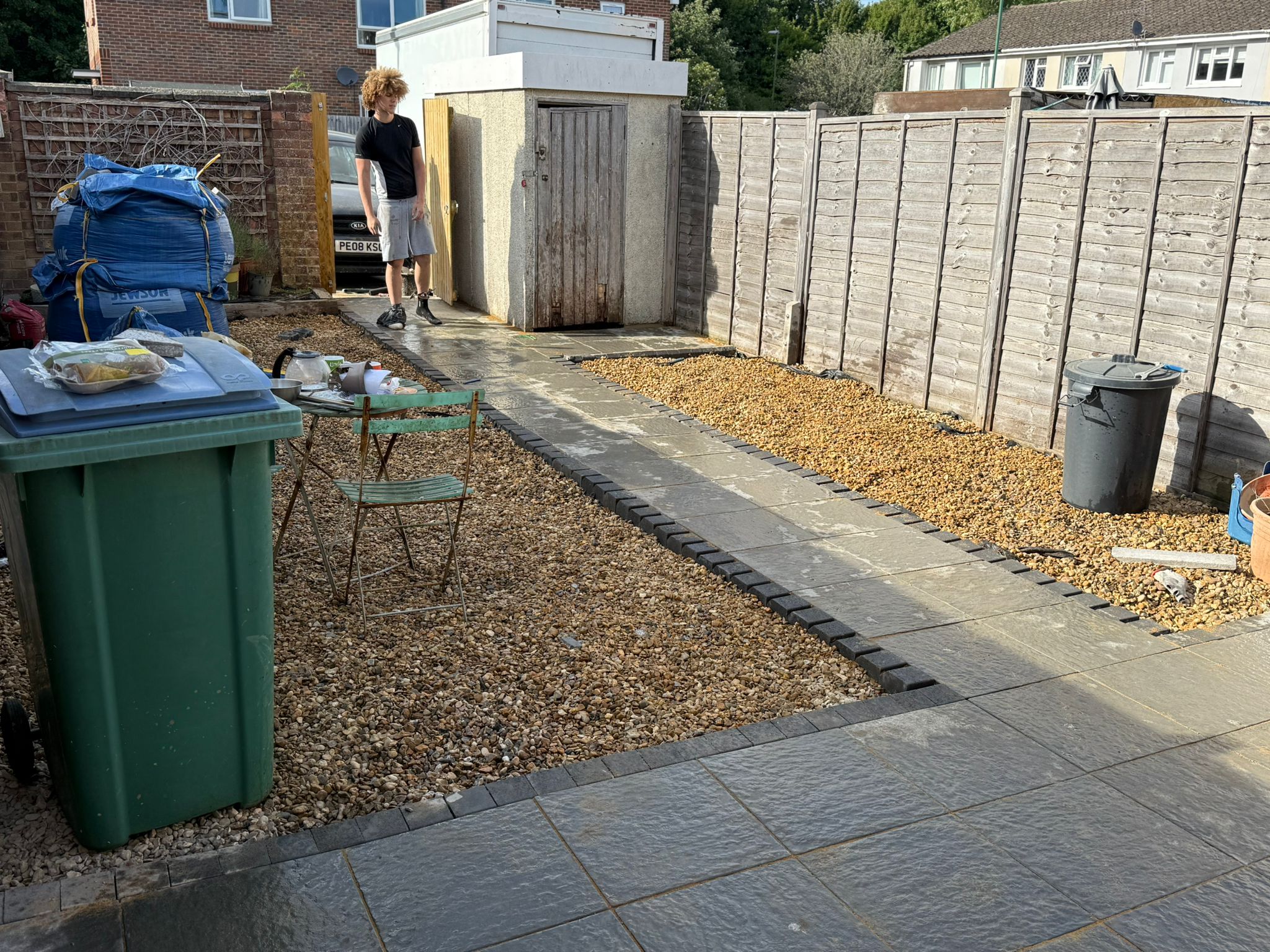 After — Path & gravel in Peacehaven