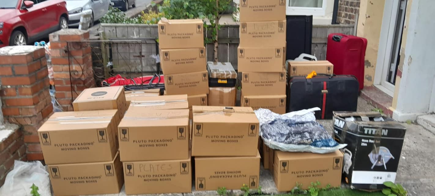 Packing fragile items